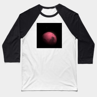 3D Planet Baseball T-Shirt